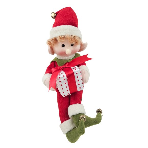 Hobby Lobby Christmas Home Collection 2011 Santas Helper Shelf Sitter Elf NWT - Picture 5 of 10